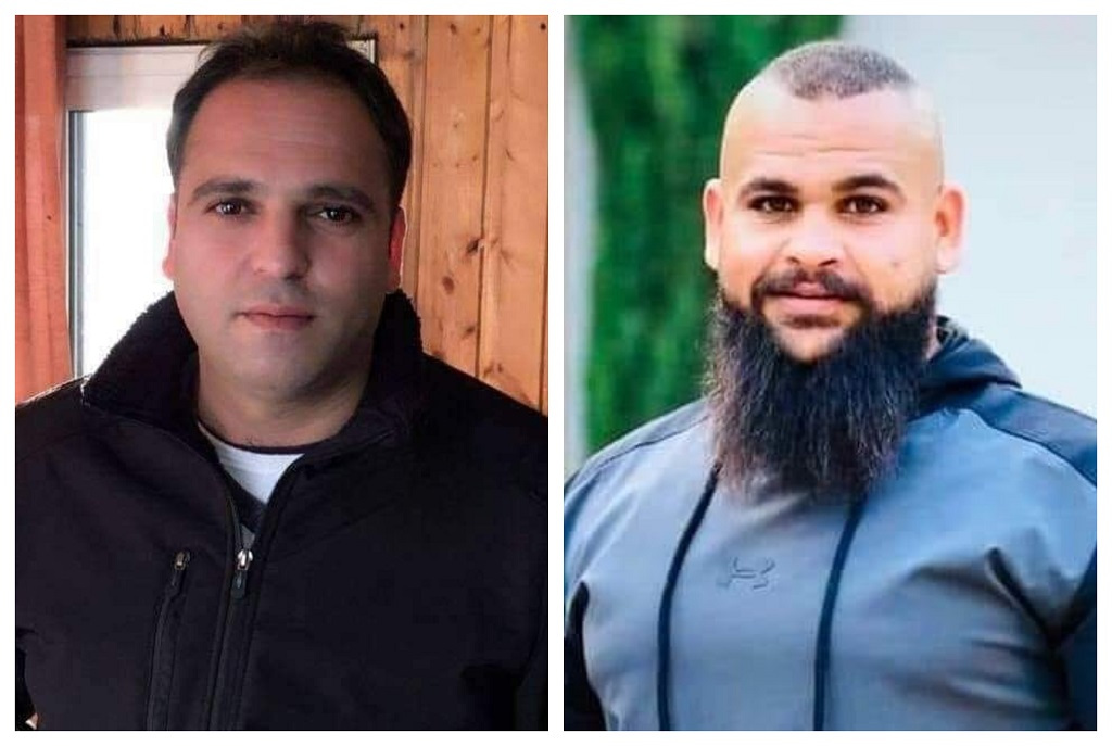 الشهيدان إسلام العلي (يمين الصورة) وزياد دعمة 